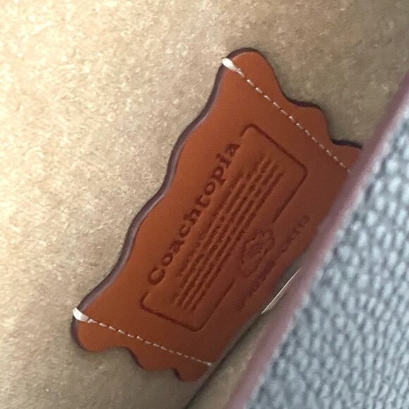 Coach Wavy Dinky CK113 Black Coachtopia Leather Shoulder Crossbody Bag - Picture 12 of 14